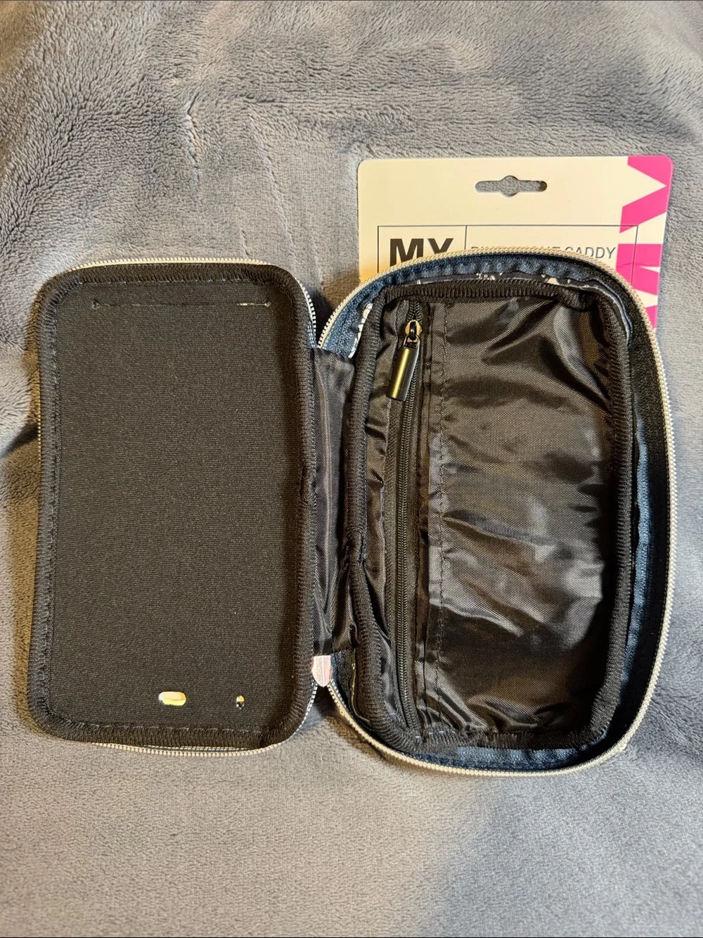 My Tagslongs Bike Phone Caddy Pouch, Navy Floral